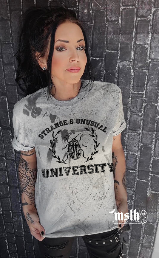 Strange & Unusual University Dyed T-Shirt