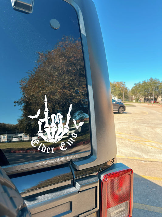 Elder Emo Vinyl Decal