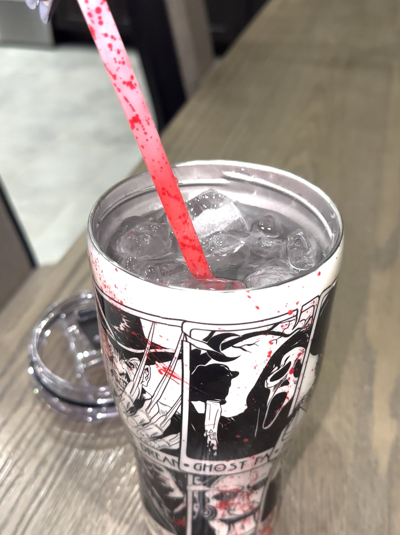 10" Bloody Color Changing Reusable Straw