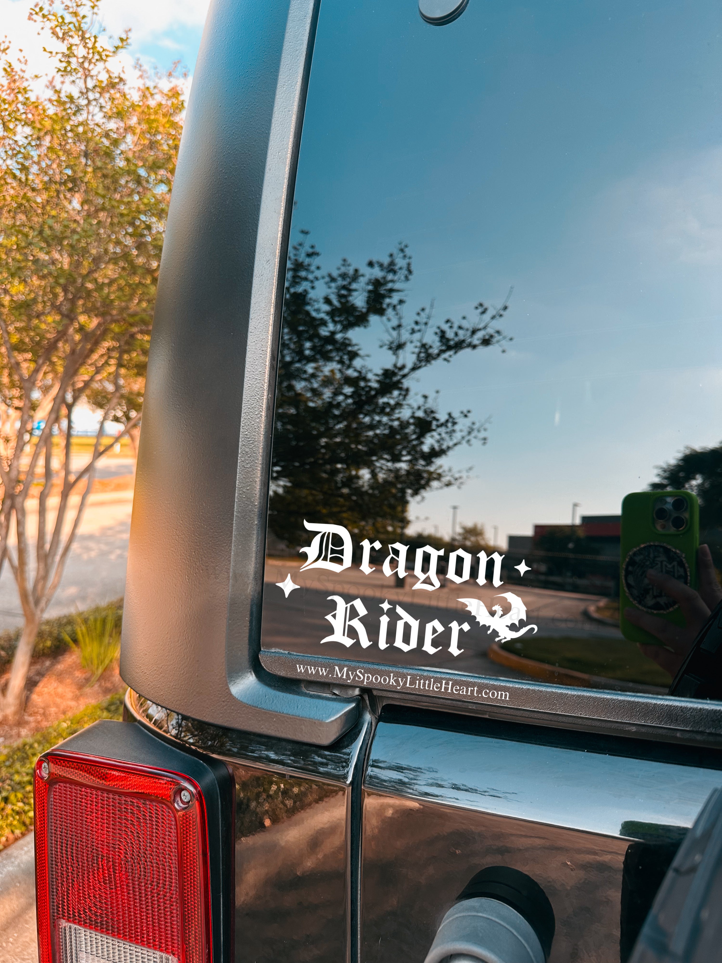 Dolo Rider Decal Dragon Rider Vinyl Decal – My Spooky Little Heart, LLC