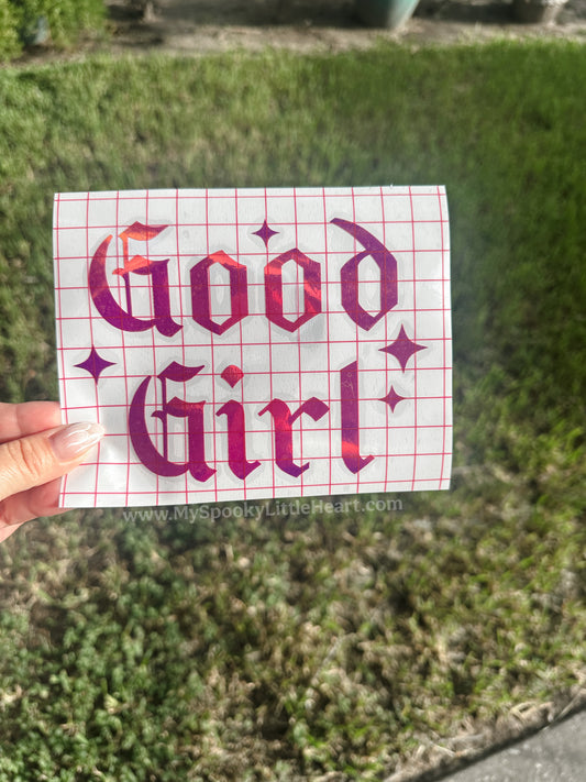 Good Girl MSLH Exclusive Vinyl Decal