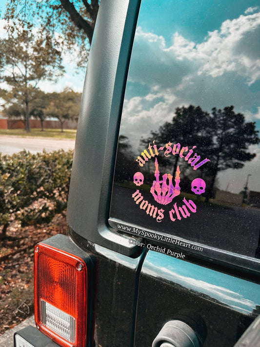 Anti-Social Moms Club Vinyl Decal