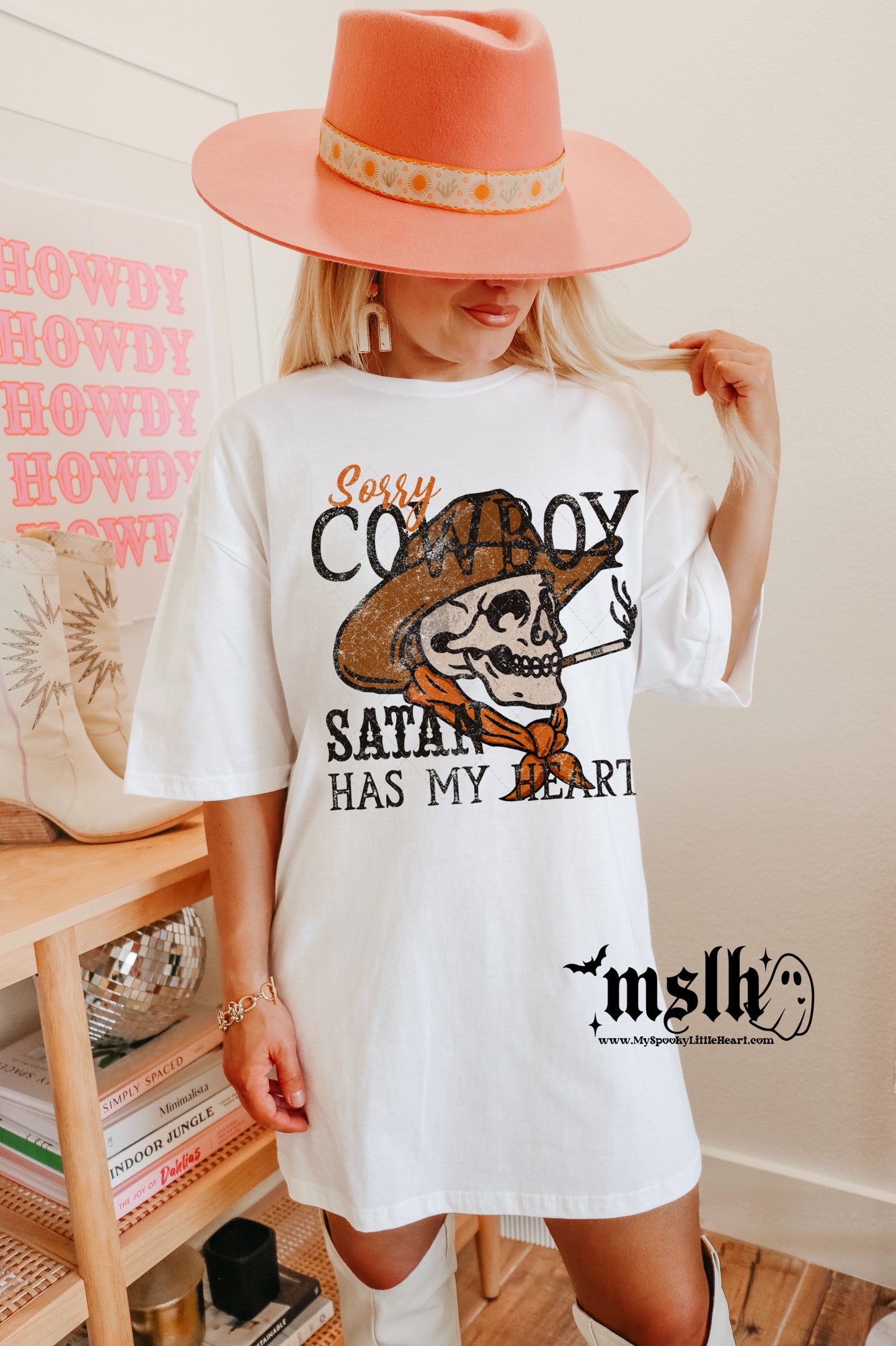 Sorry Cowboy Satan has my Heart T-Shirt