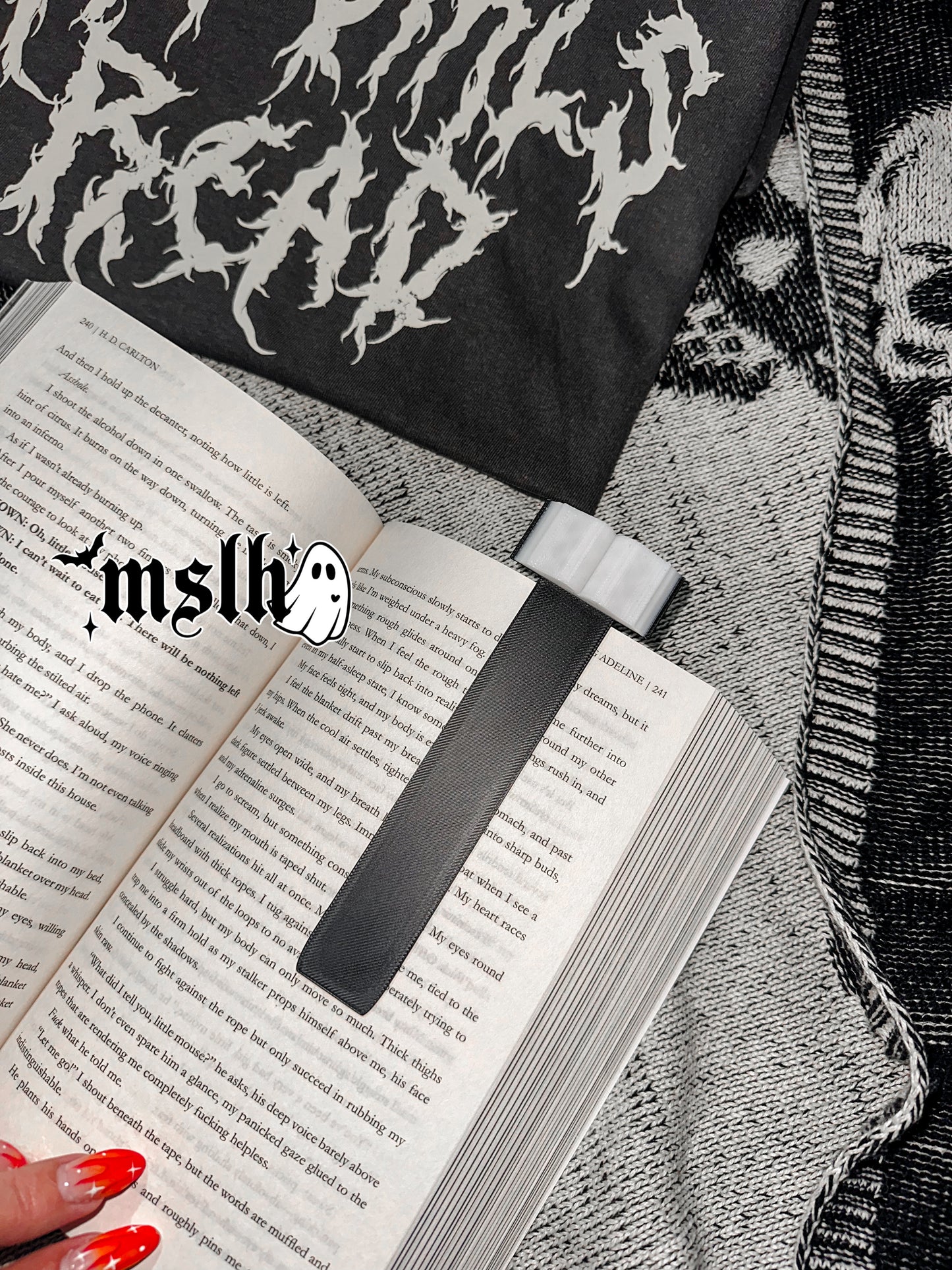 Open Book 3D Printed Bookmark