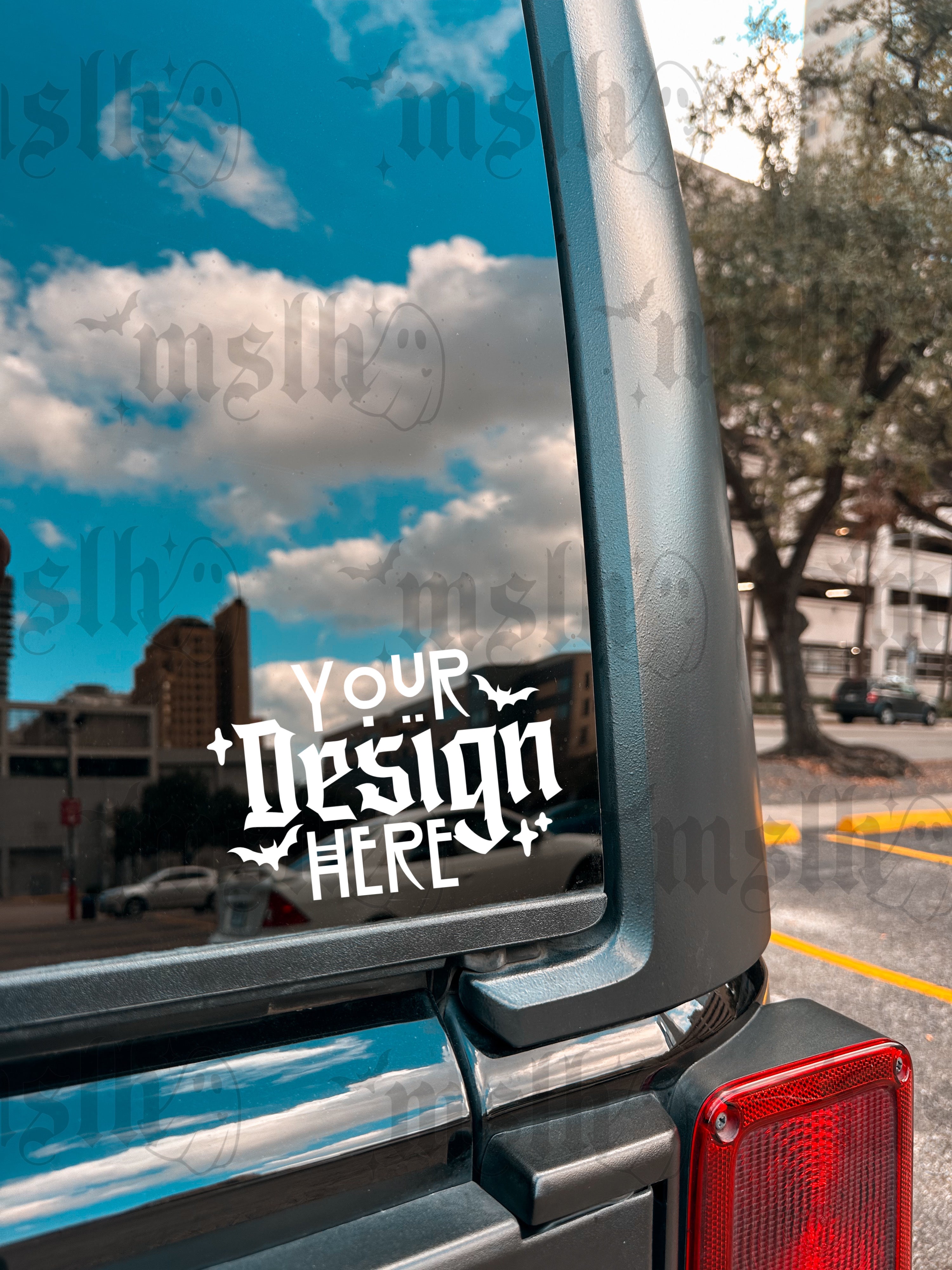 Rear Window 4x4 Mockup – My Spooky Little Heart, LLC