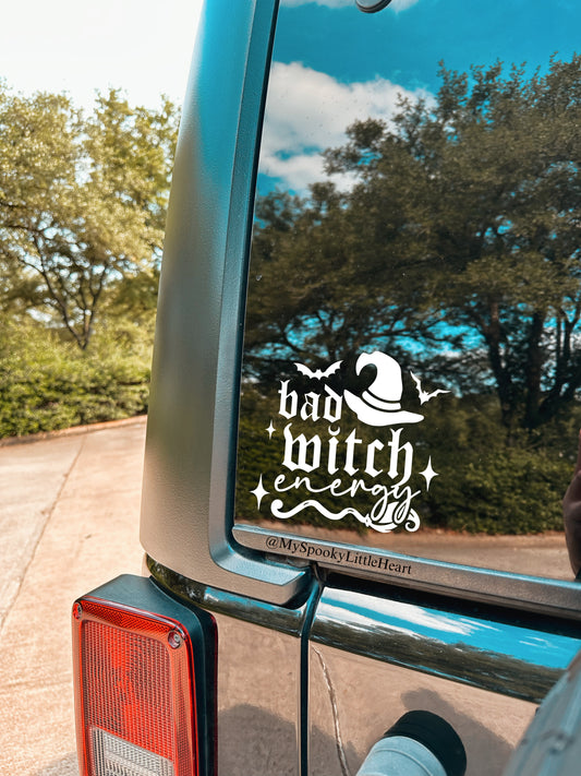 Bad Witch Energy Vinyl Decal