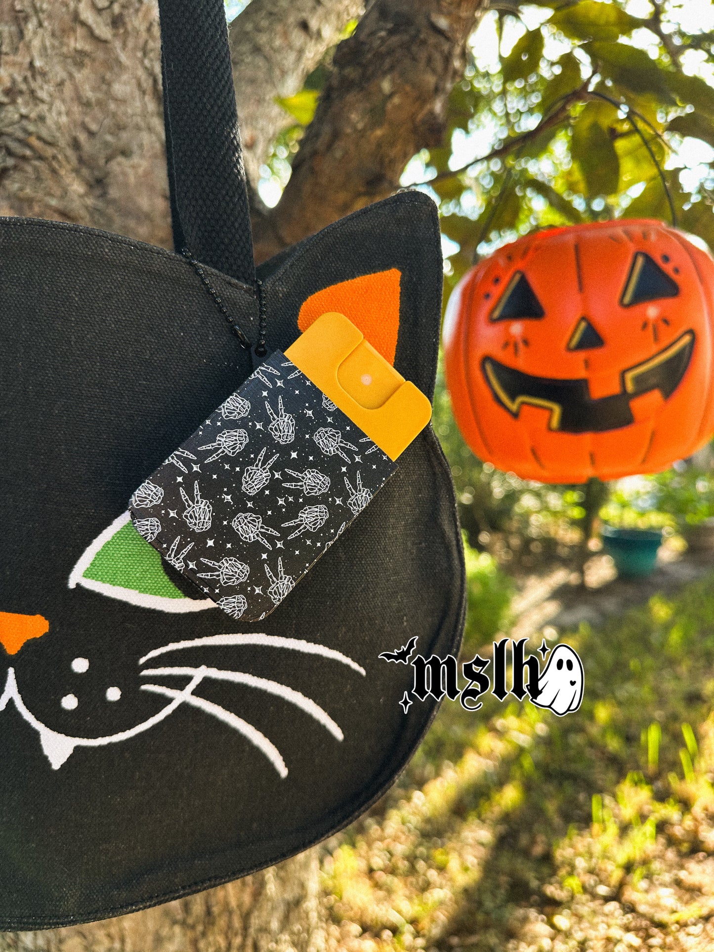 Skeleton Peace Hands Sanitizer holder Key Chain / Bag Charm -3D PRINTED