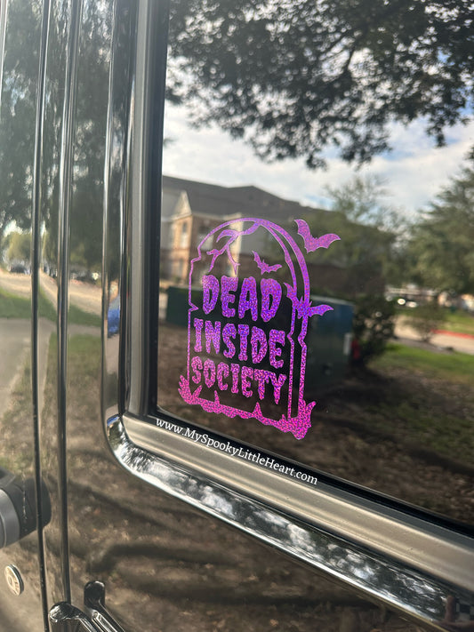 Dead Inside Society Vinyl Decal