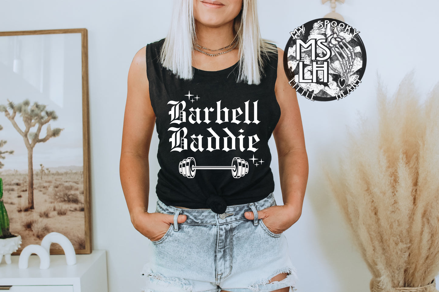 Barbell Baddie Muscle Tank