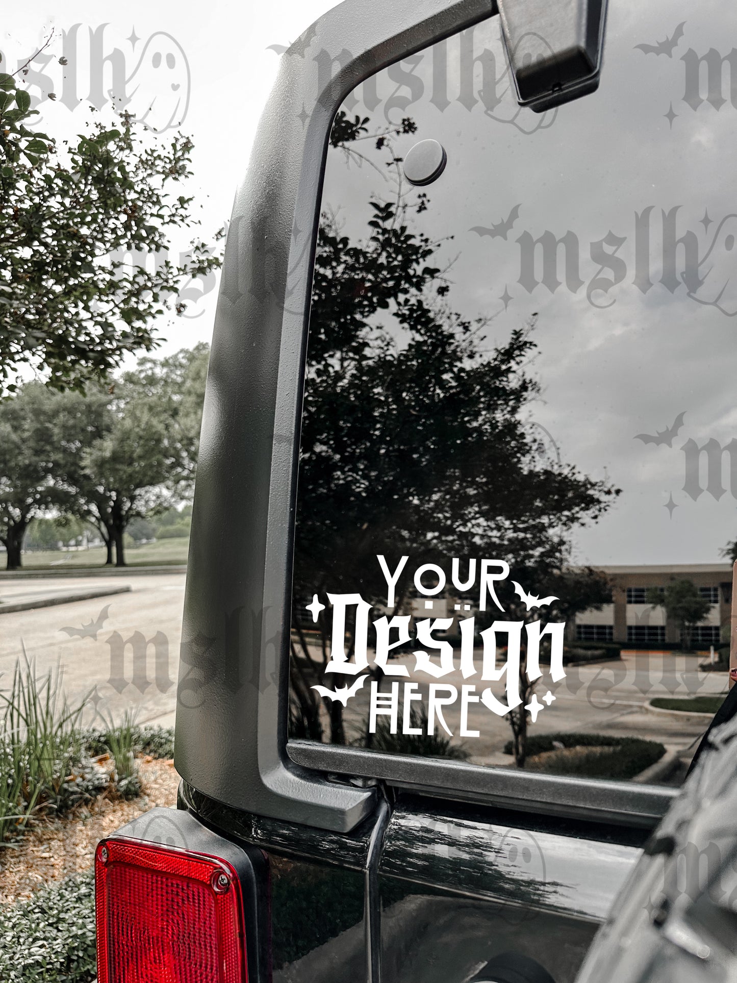 Goth Decal SUV Mockup