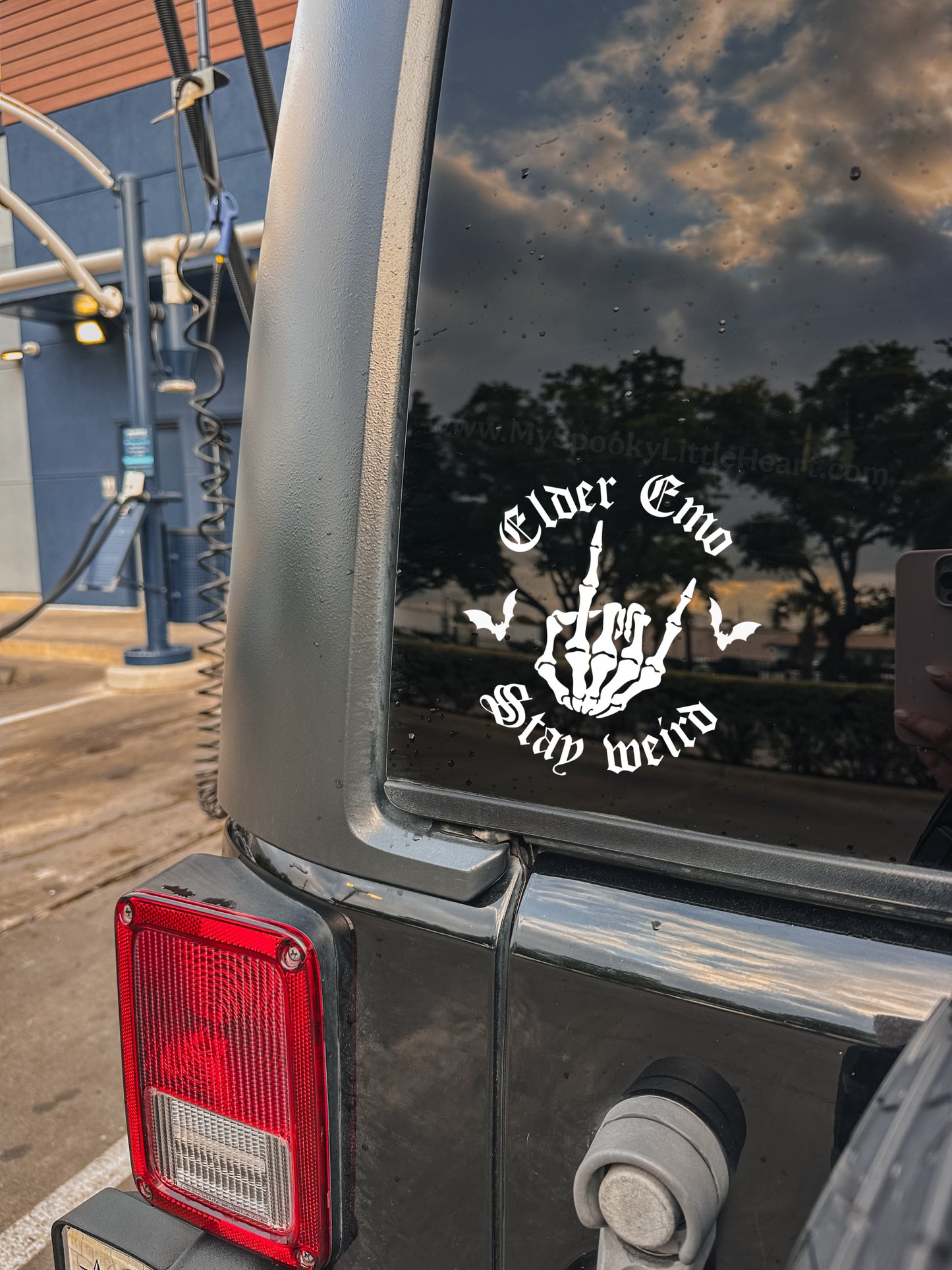 Elder Emo Stay Weird Vinyl Decal