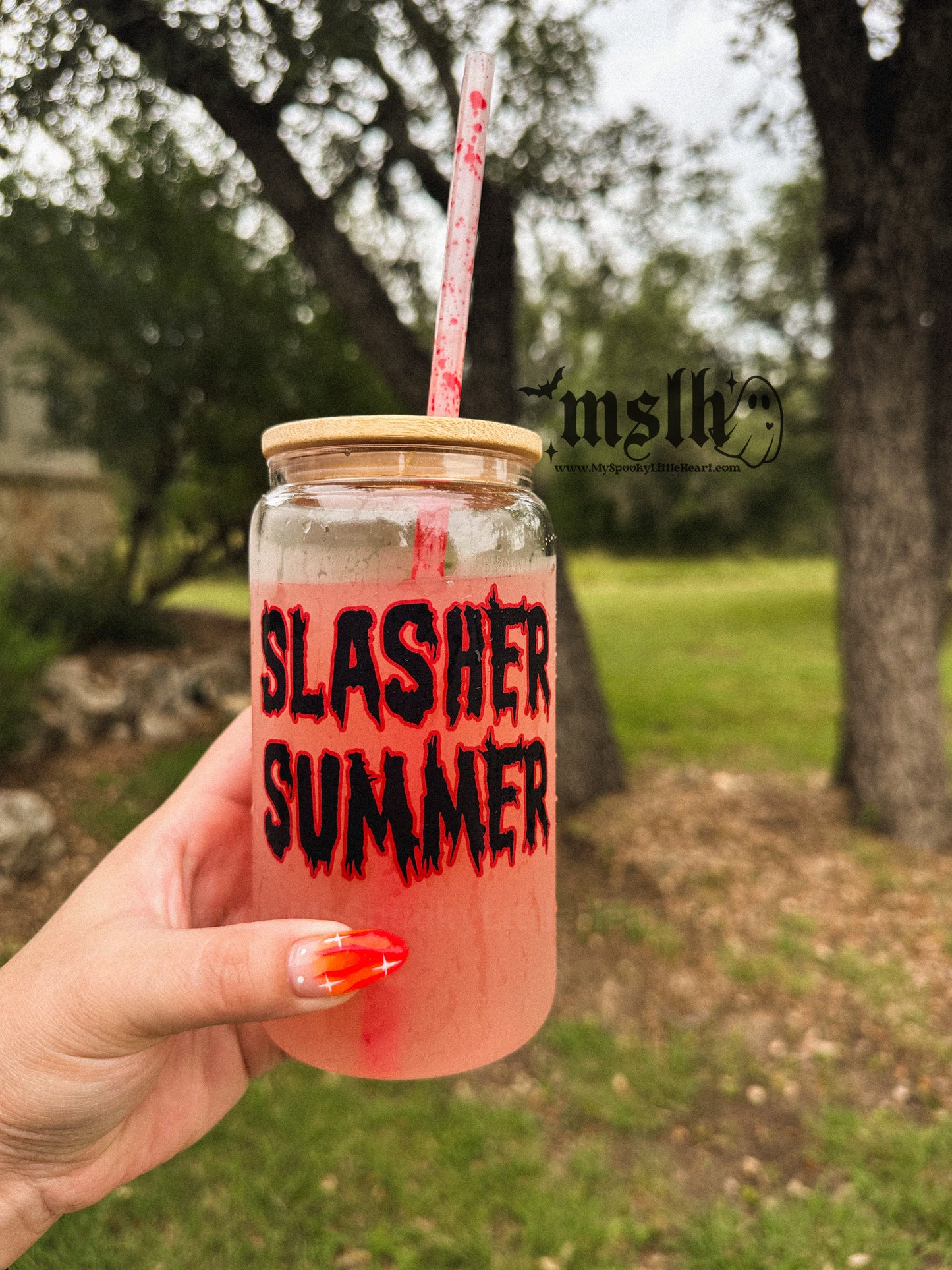 Summer Slashef MSLH Exclusive 16oz Glass Cup