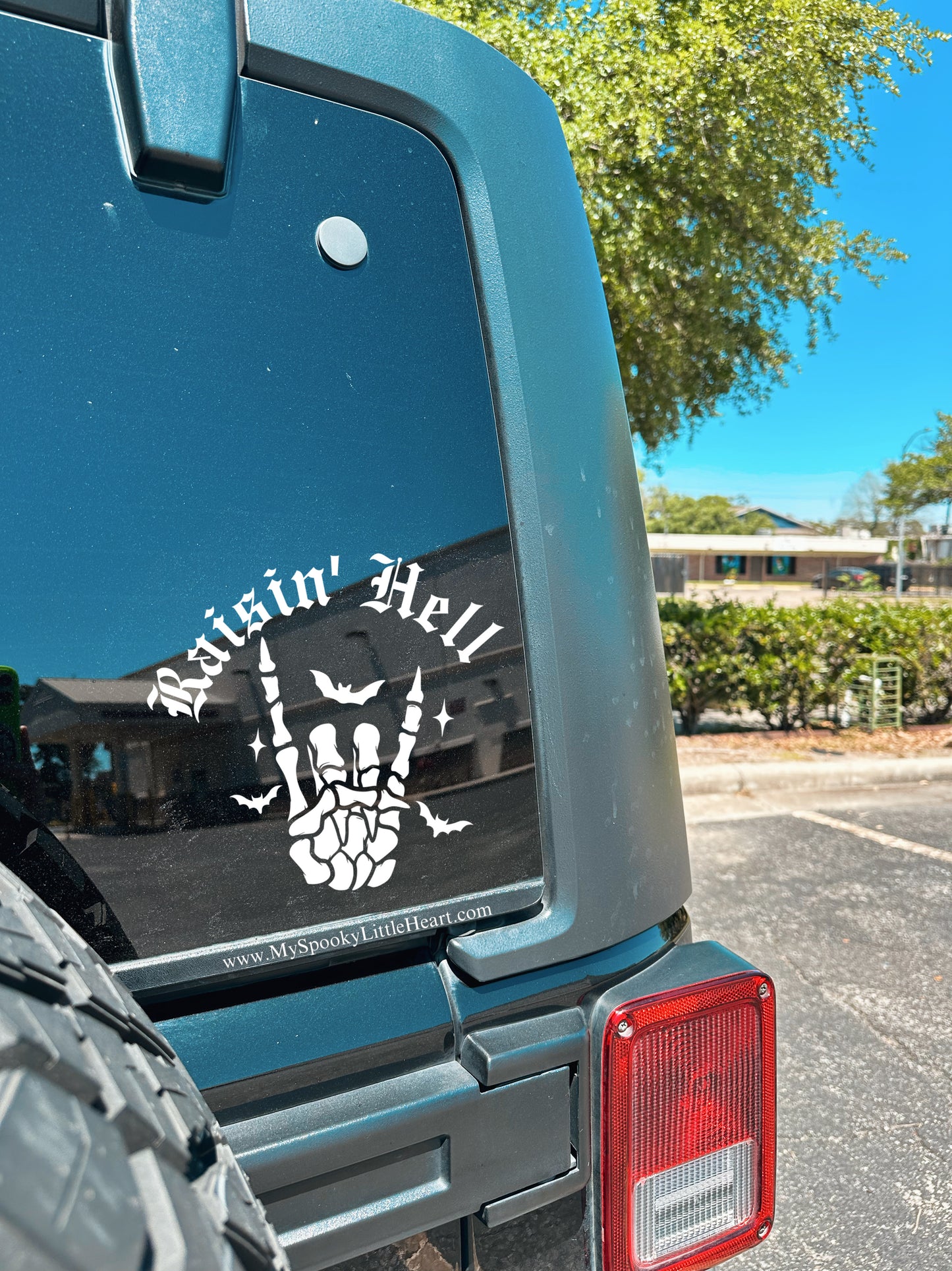 Raisin' Hell Vinyl Decal