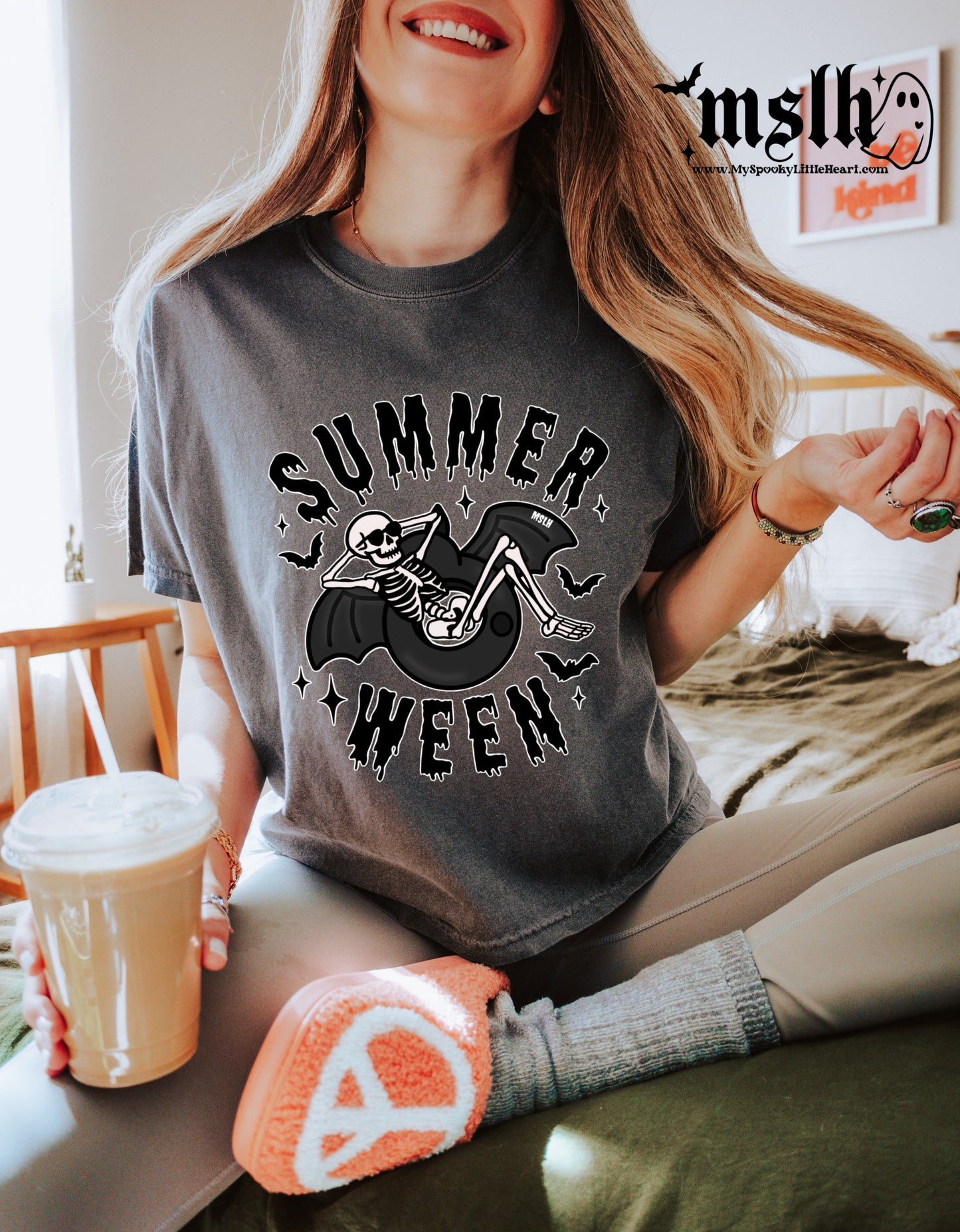 Summerween Skeleton on Bat Float MSLH Exclusive