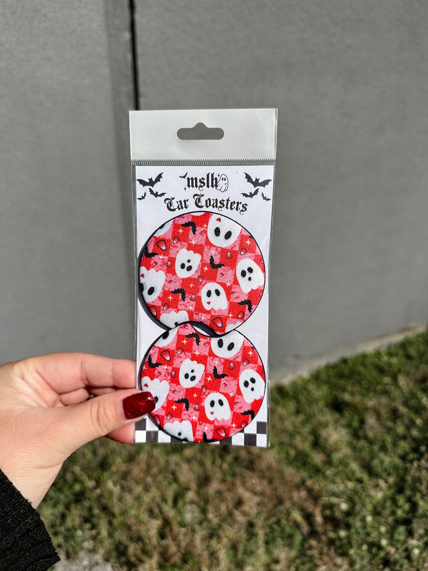 Valloween Car Coasters