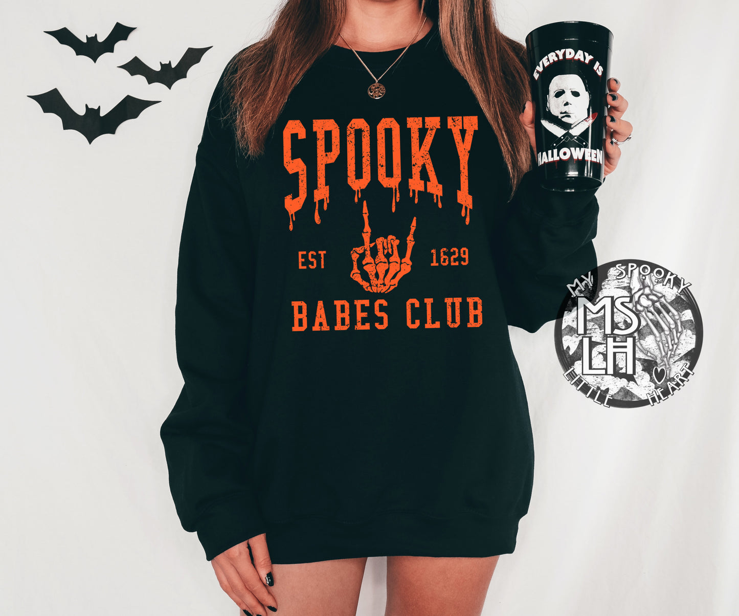 Spooky Babes Club Oversized T-Shirt or Sweatshirt
