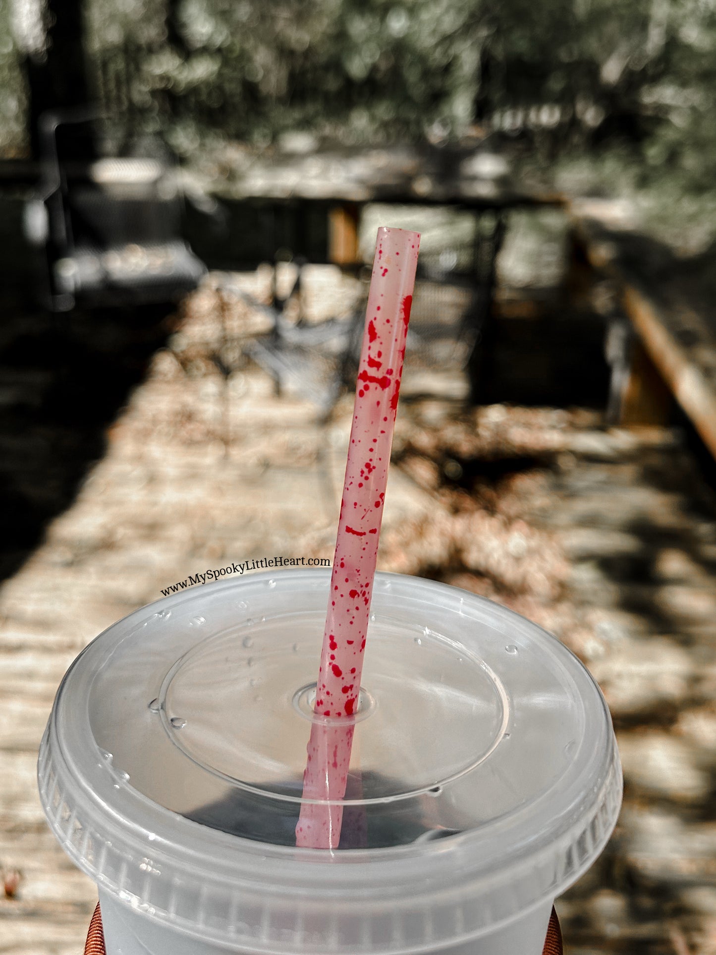 10" Bloody Color Changing Reusable Straw