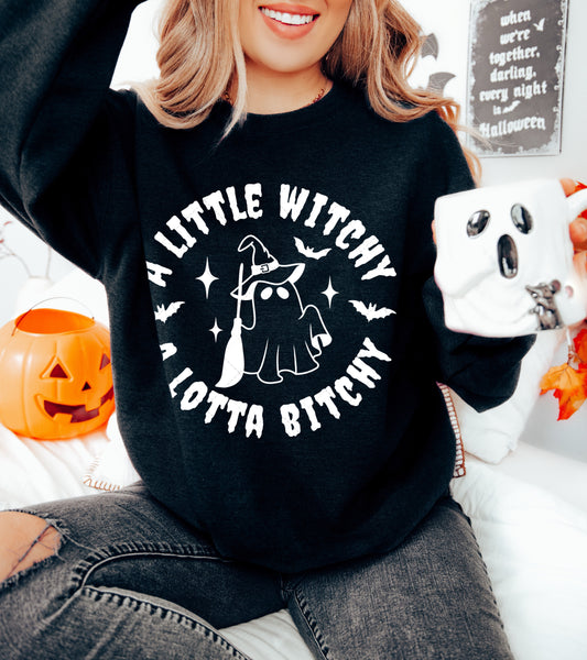 A little Witchy A lotta Bitchy PNG File