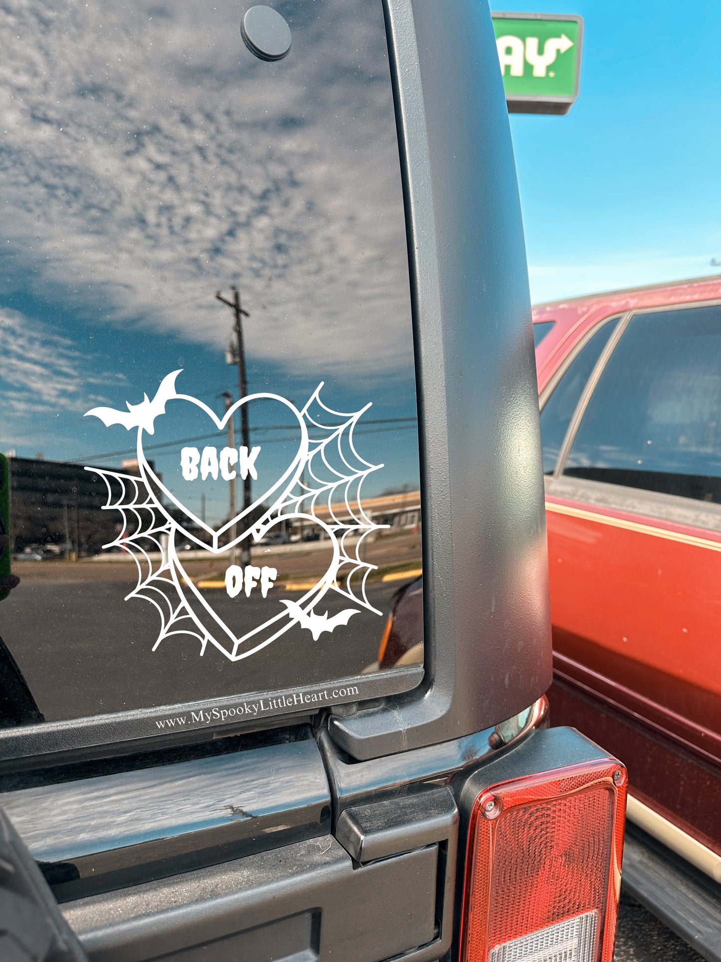 Back off Vinyl Decal