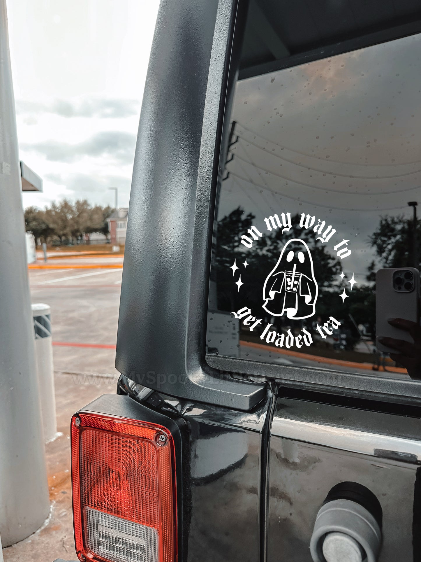 On my way to get loaded tea Vinyl Decal