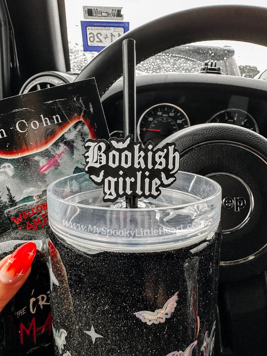 Bookish Girlie MSLH Exclusive 8mm and 10mm Straw Topper for Tumblers -3D PRINTED