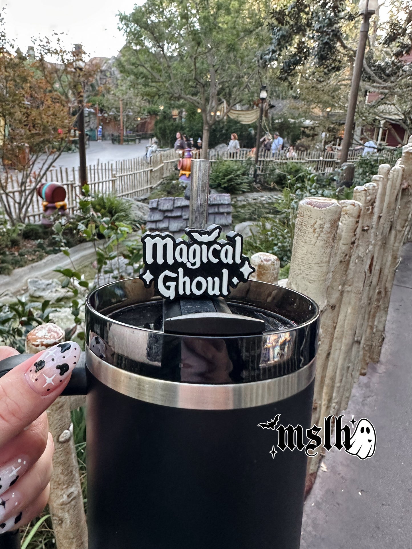 Magical Ghoul MSLH Exclusive 8mm and 10mm Straw Topper for Tumblers -3D PRINTED