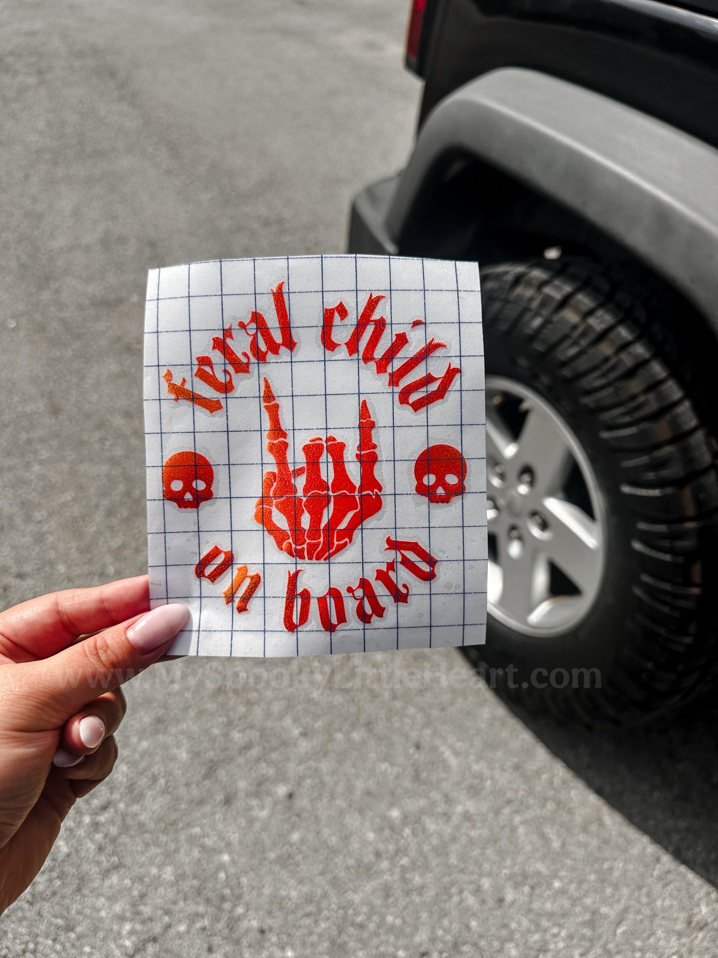 Feral Child on Board Vinyl Decal