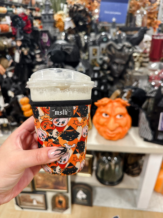 Vintage Halloween Drink/Cup Sleeve