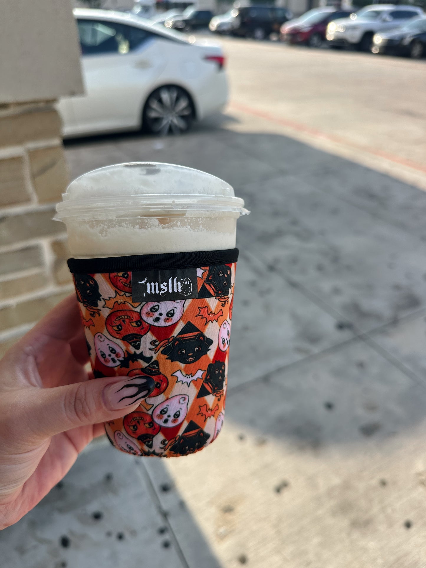 Vintage Halloween Drink/Cup Sleeve