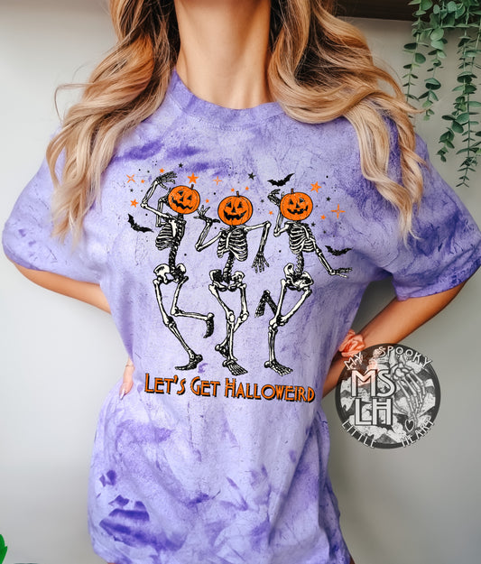Let’s get Halloweird Dyed T-Shirt