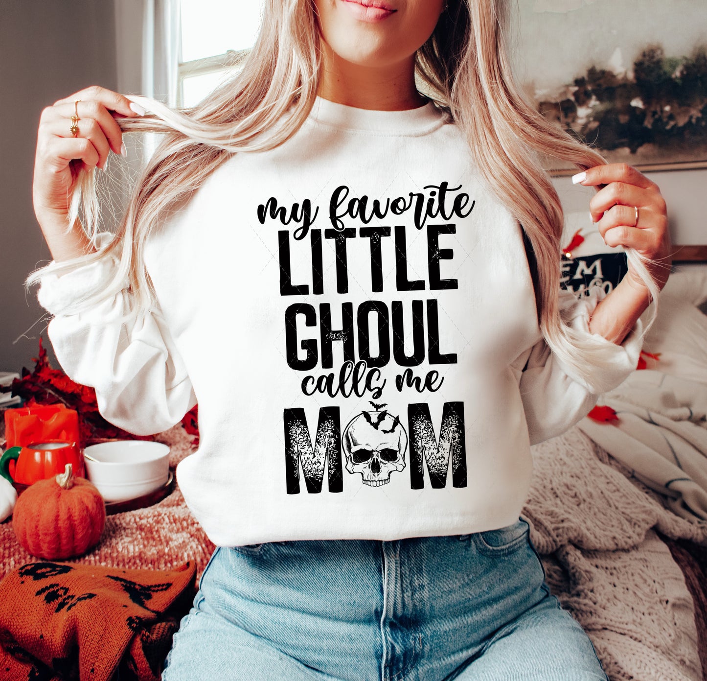 My Favorite little Ghoul calls me Mom PNG File