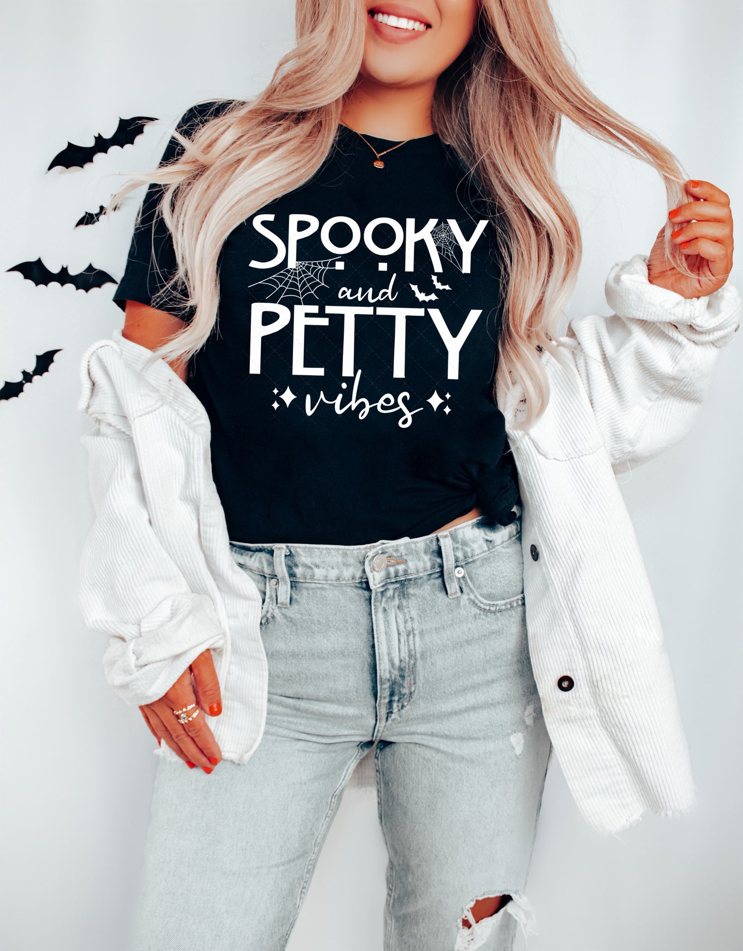 Spooky and Petty Vibes PNG File