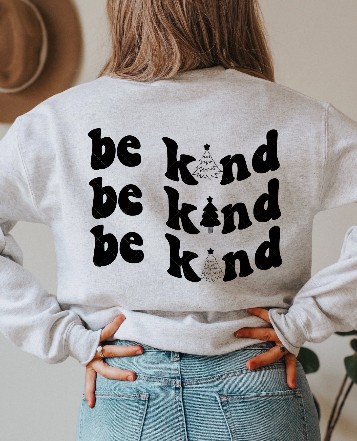 Be Kind Christmas with Pocket Design (2 PNG Files)