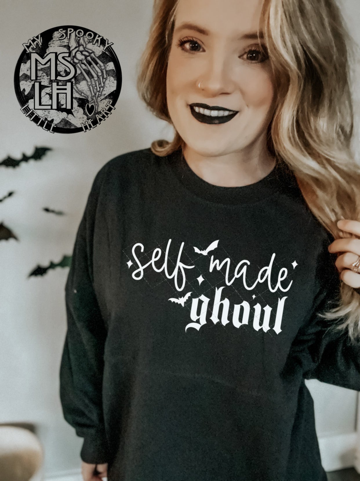 Self Made Ghoul Black Sweatshirt