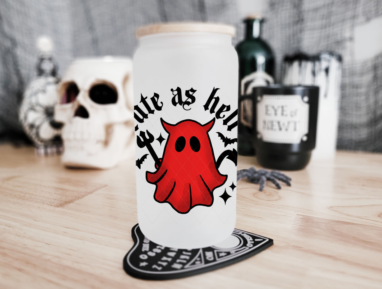 Cute as Hell Ghost PNG File