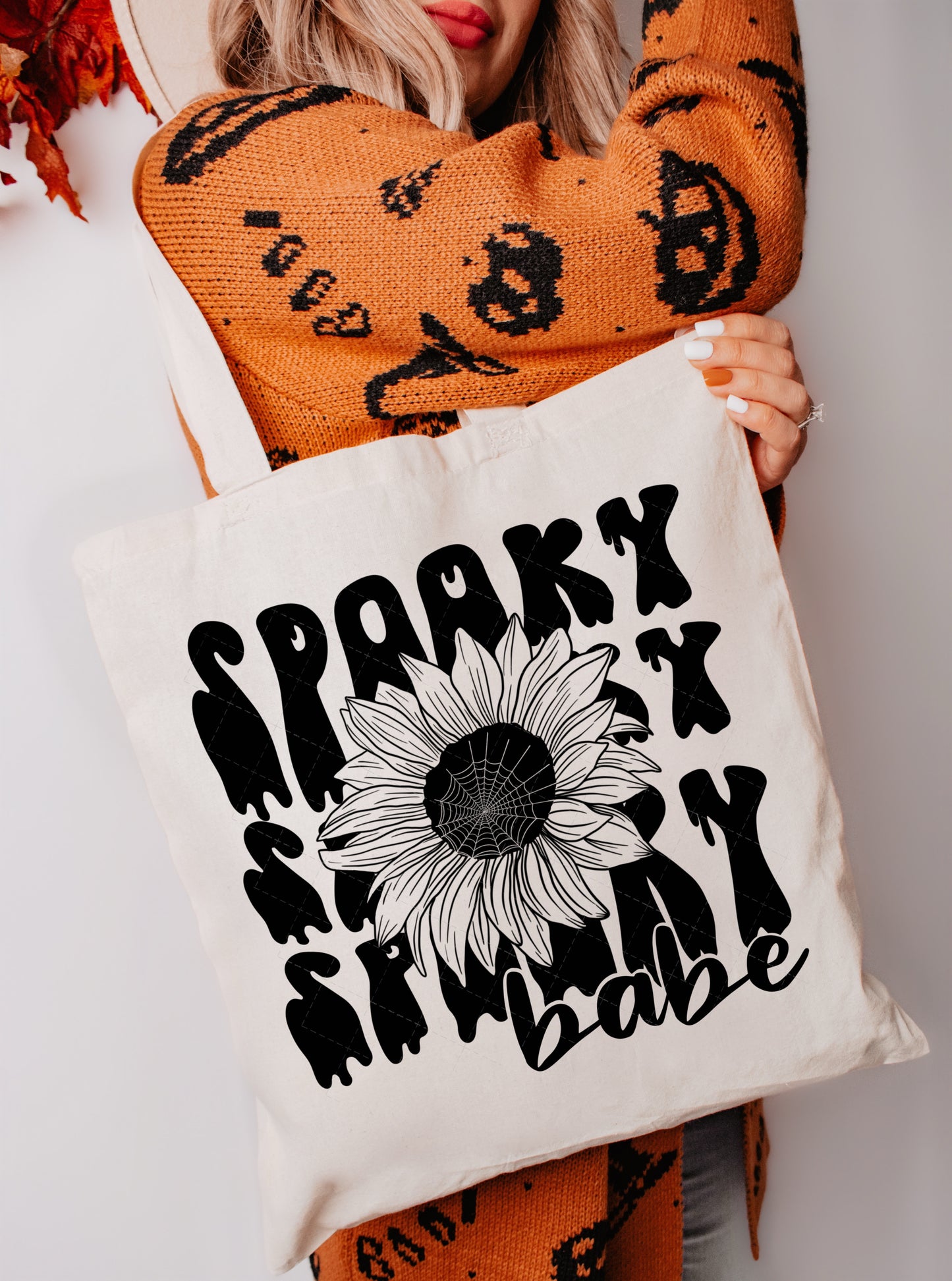 Sunflower Spooky Babe + Pocket (2 PNG Files)