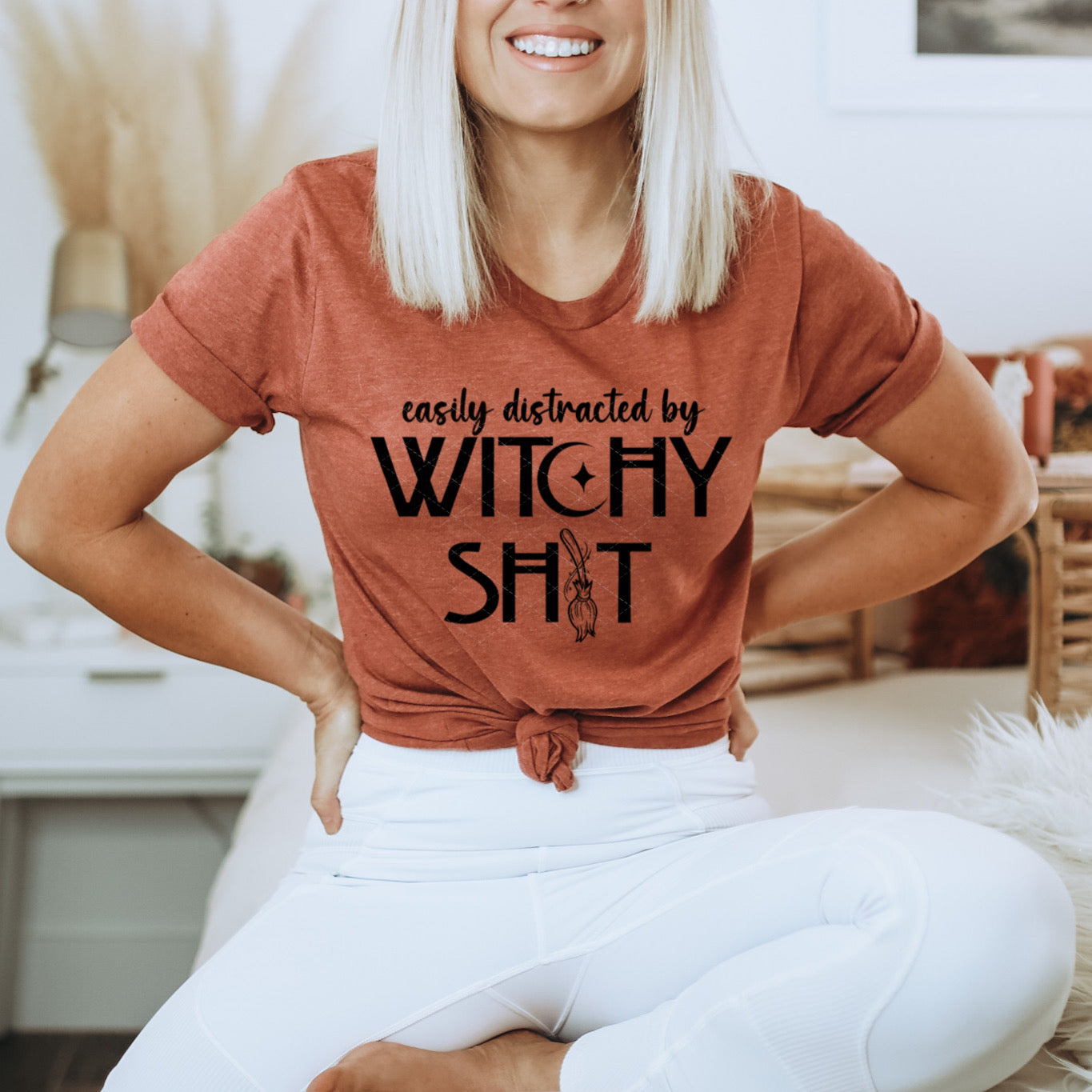 Easily distracted by Witchy Shit PNG File