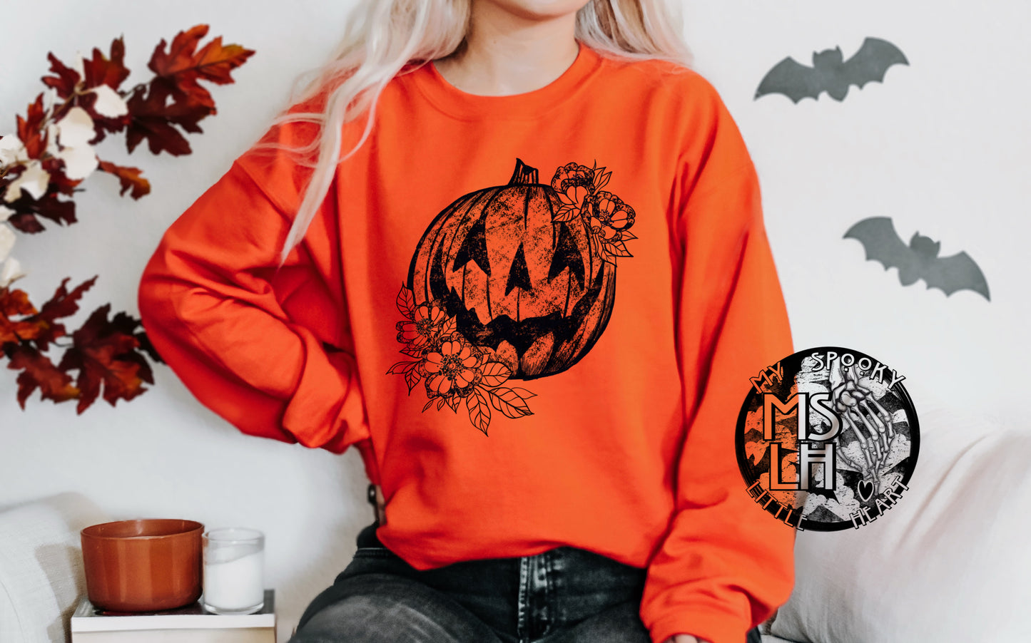 Grunge Pumpkin SweatShirt