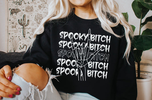 Spooky Bitch PNG File