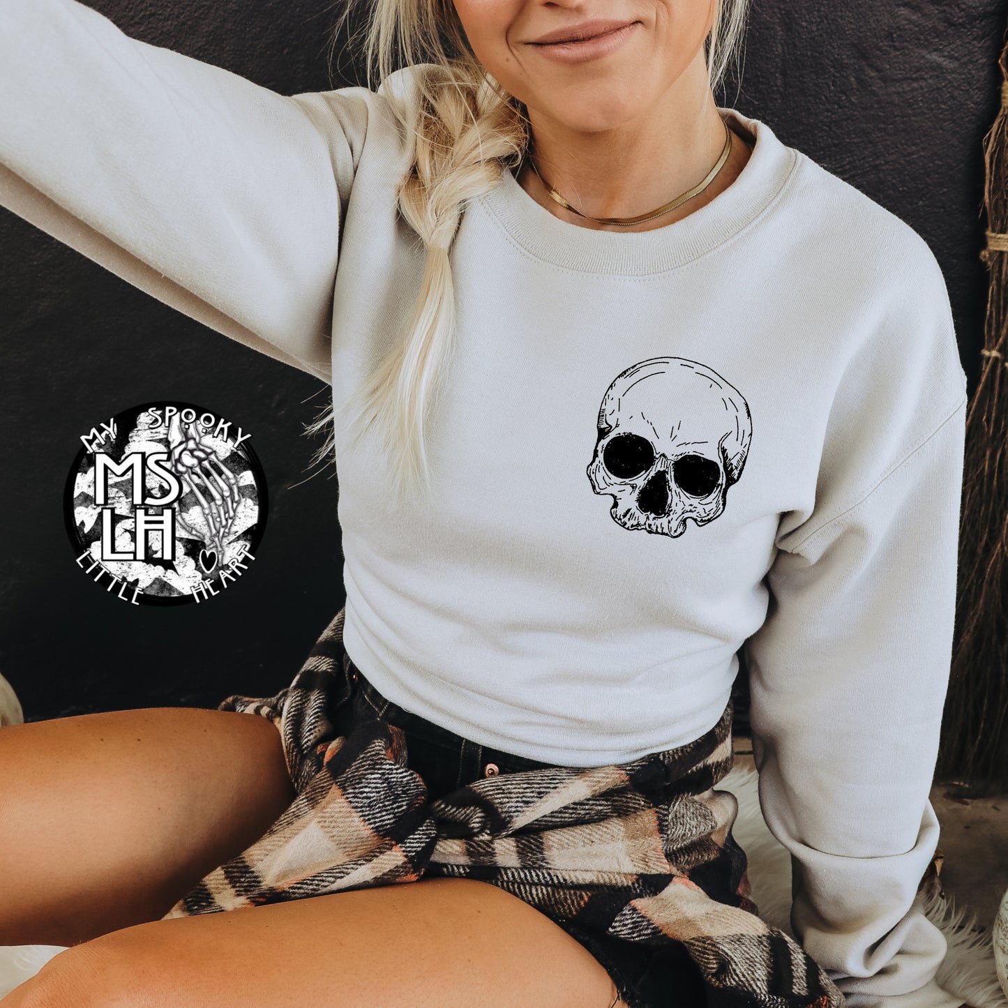 Skull Goth Sweatshirt