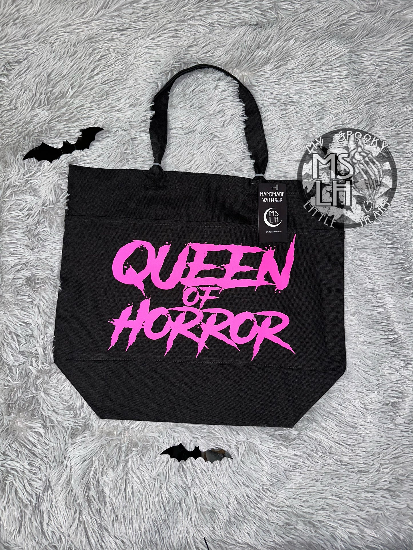 Queen of Horror Tote Bag