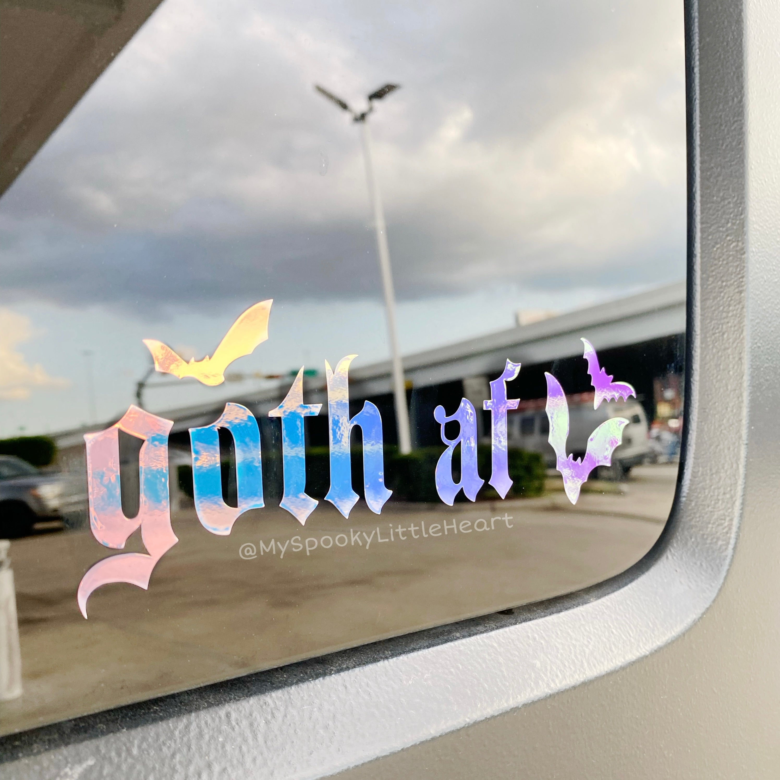 Goth AF Vinyl Decal – My Spooky Little Heart, LLC