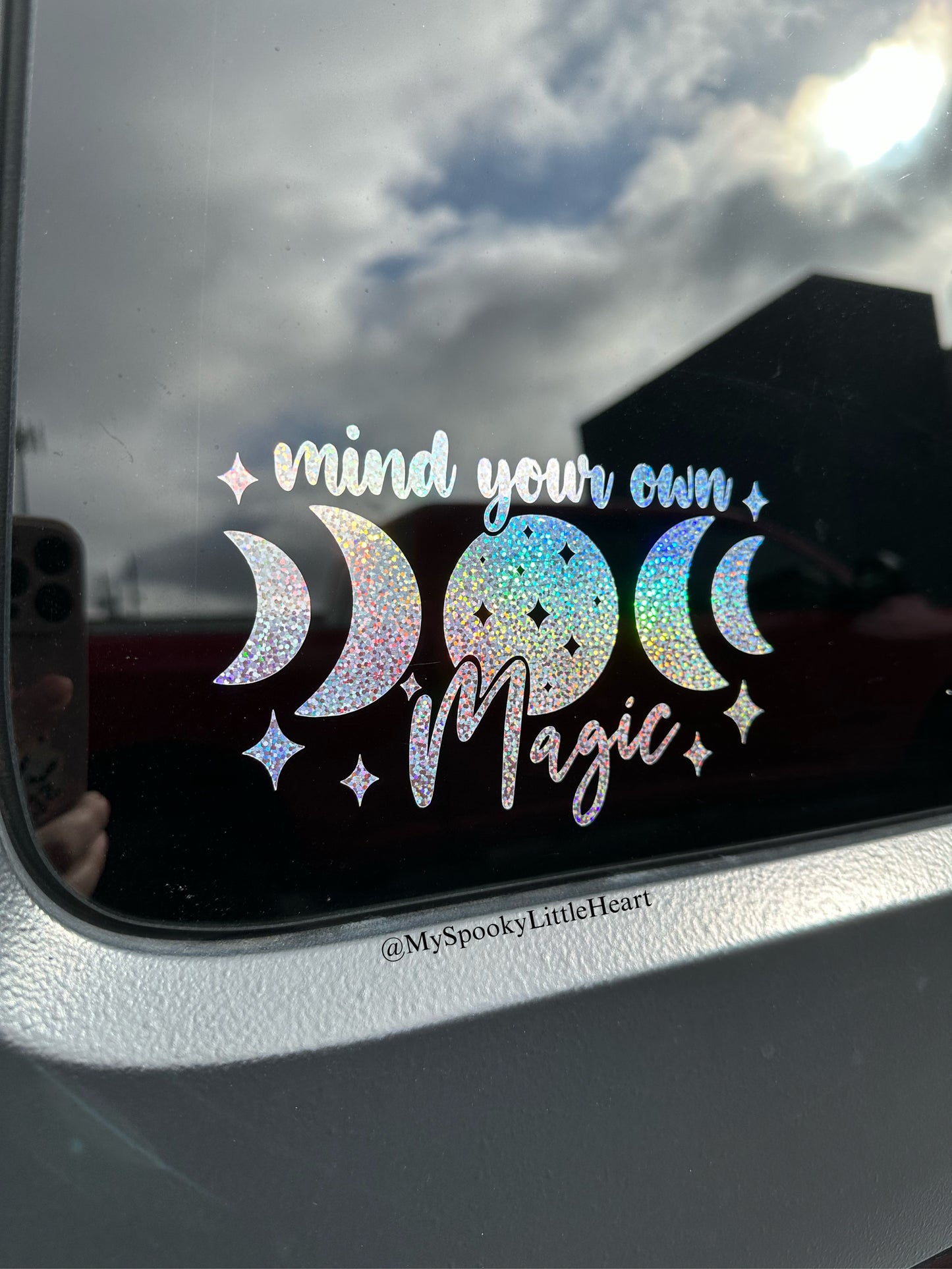 Mind Your Own Magic Moon Phase Vinyl Decal