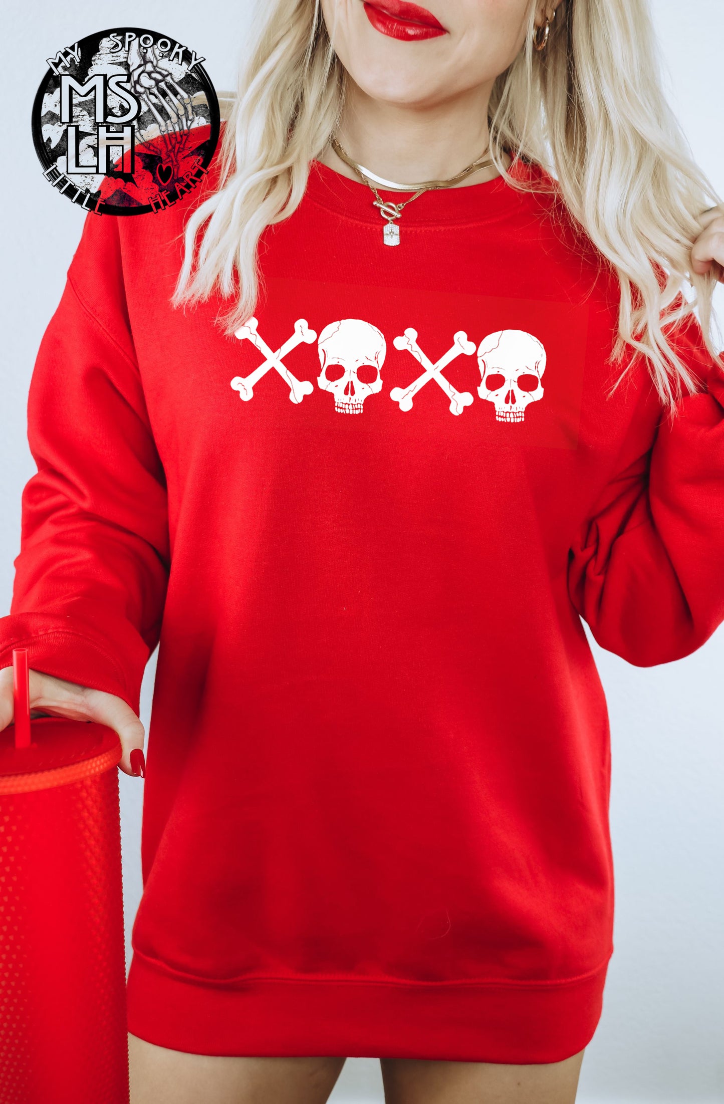 XOXO Goth Valentines Sweatshirt