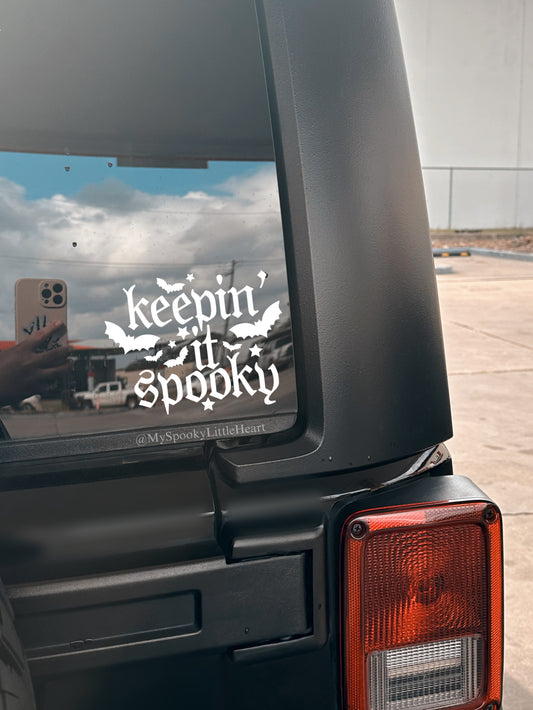 Keepin’ it Spooky Vinyl Decal